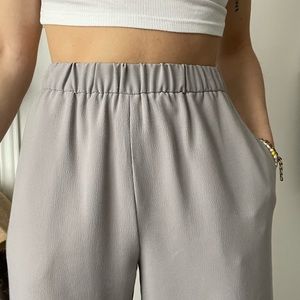TOPSHOP cropped wide leg pant